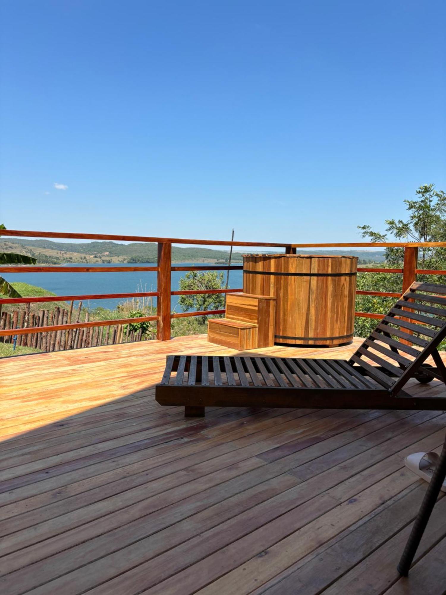 Chale Recanto - Ofuro, Banheira, Vista, Cachoeira E Lago Alexania Exterior foto